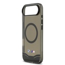 Apple iPhone 17 Air Uyumlu Kılıf BMW Orjinal Lisanslı M-safe Şarj Özellikli Metal Buton Tasarımlı Tranparan M Dizayn Kapak - 5