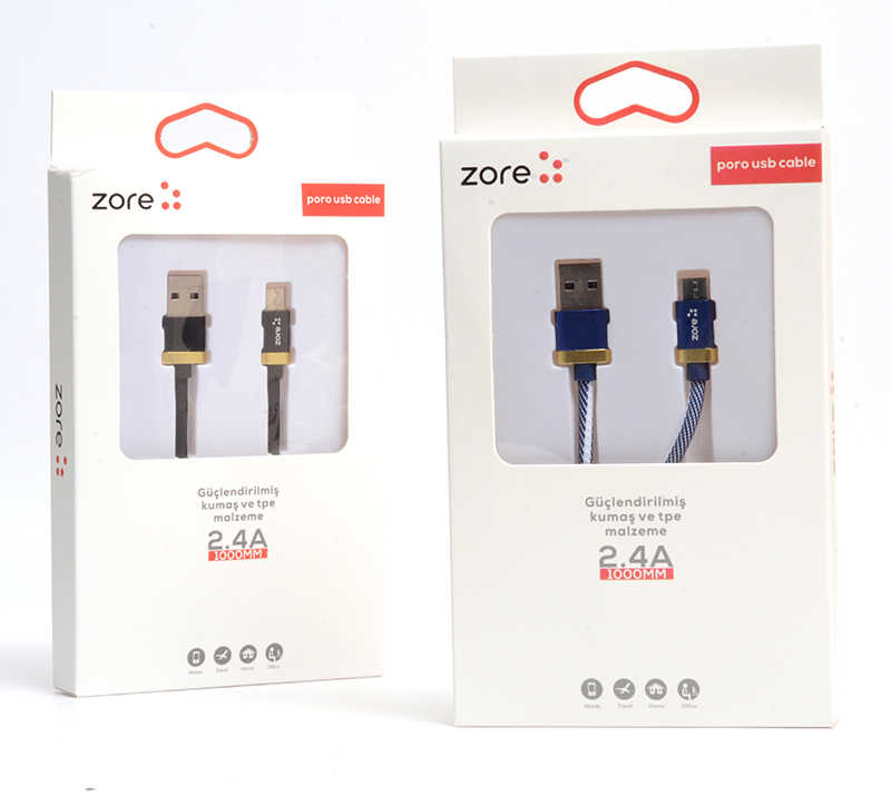 Zore Poro Type-C Usb Kablo 1M - 1