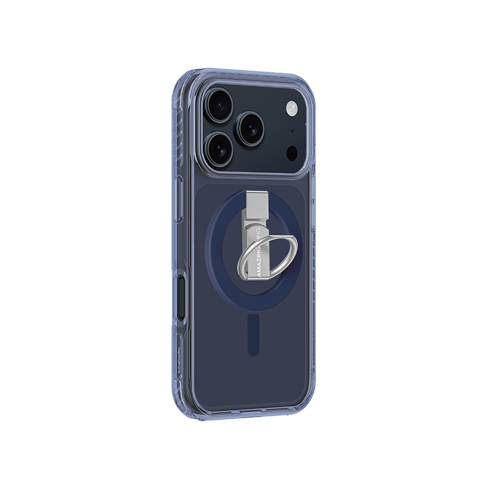 Apple iPhone 17 Pro Max Uyumlu Kılıf M-safe Şarj Özellikli Yüzük Standlı Amazingthing Titan Pro Serisi Kapak - 8