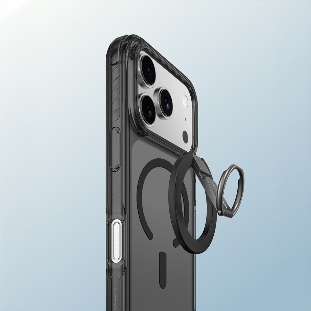Apple iPhone 17 Pro Max Uyumlu Kılıf M-safe Şarj Özellikli Yüzük Standlı Amazingthing Titan Pro Serisi Kapak - 12