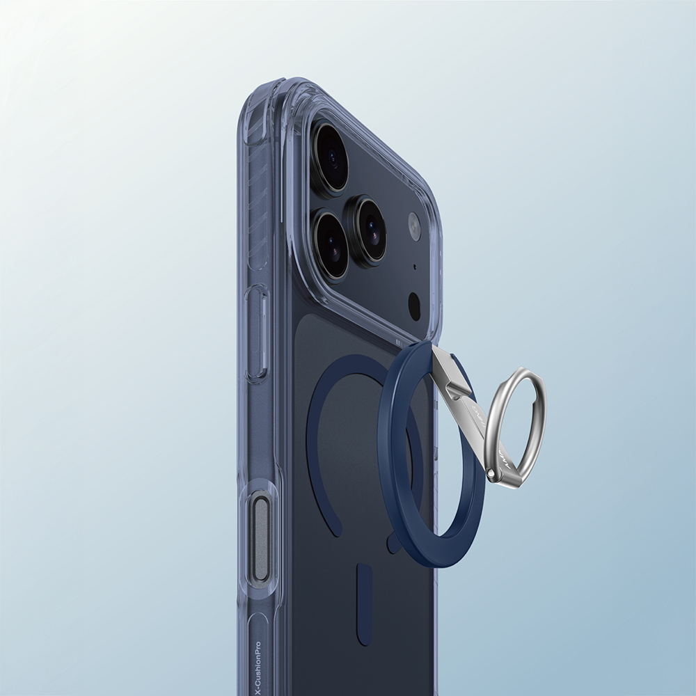Apple iPhone 17 Pro Max Uyumlu Kılıf M-safe Şarj Özellikli Yüzük Standlı Amazingthing Titan Pro Serisi Kapak - 13