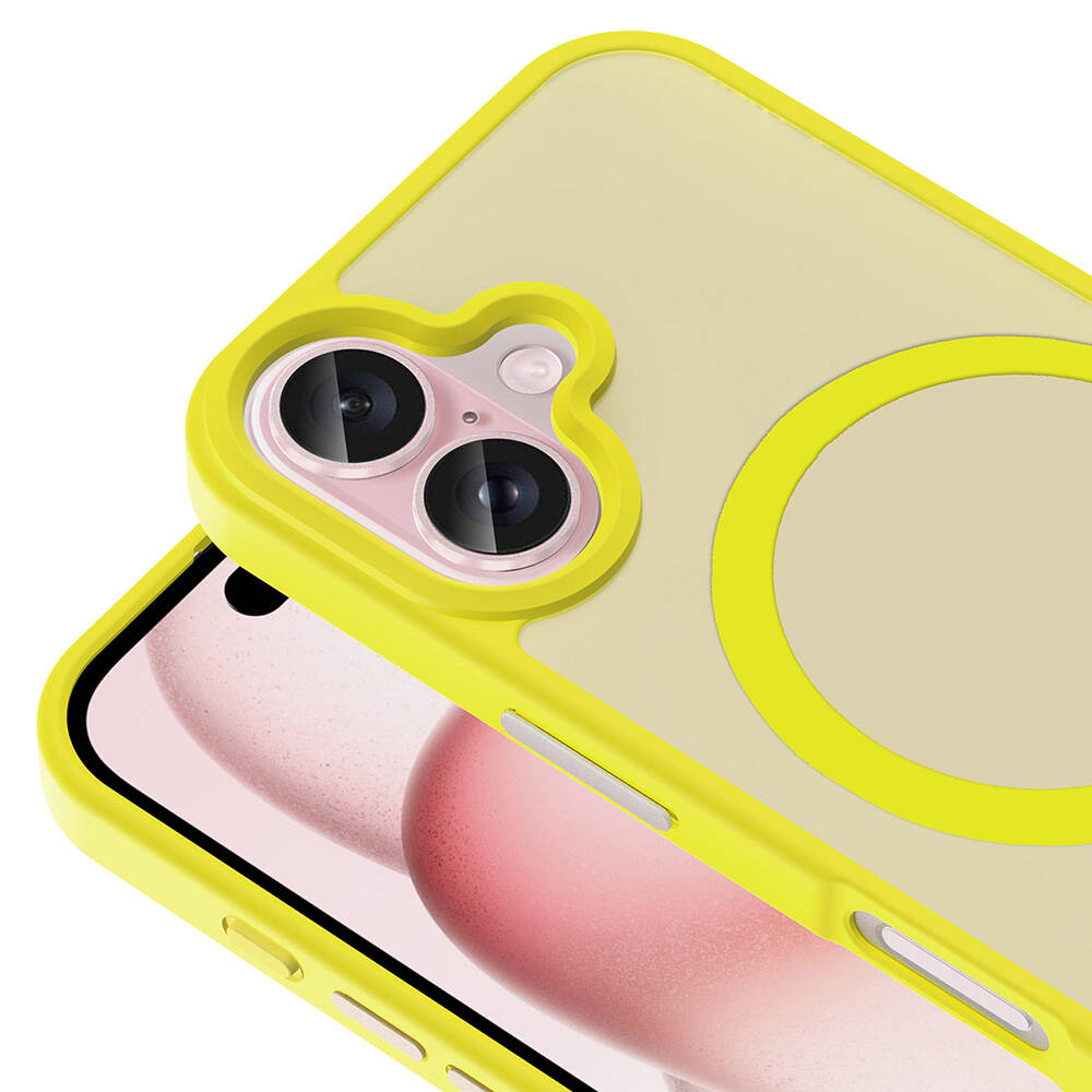 Apple iPhone 16 Plus Uyumlu Kılıf Magsafe Şarj Özellikli Mat Arka Yüzey Zore Sio Kapak - 16