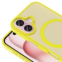Apple iPhone 16 Plus Uyumlu Kılıf Magsafe Şarj Özellikli Mat Arka Yüzey Zore Sio Kapak - 16