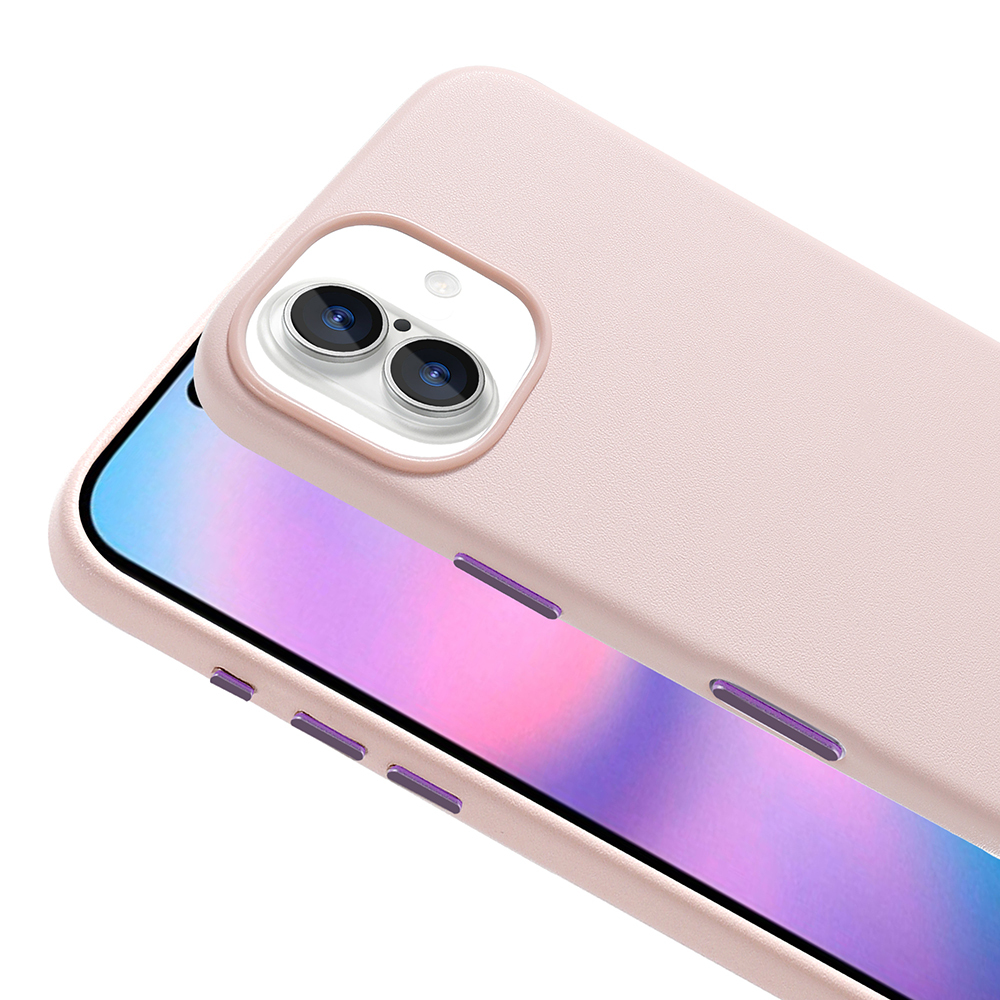 Apple iPhone 17 Uyumlu Kılıf M-safe Şarj Özellikli PU Deri Görünümlü Zore Kupra Kapak - 8