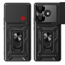 Xiaomi Poco F6 Uyumlu Kılıf Magnetik Standlı Kamera Korumalı Zore Sürgülü Vega Kapak - 7