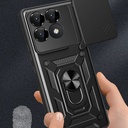 Xiaomi Poco F6 Pro Uyumlu Kılıf Magnetik Standlı Kamera Korumalı Zore Sürgülü Vega Kapak - 2