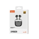 Recci REP-W50 Şeffaf Tasarım Hi-Fi Ses Kaliteli Bluetooth v.5.3 Amber Serisi Kulak İçi Kulaklık - 6