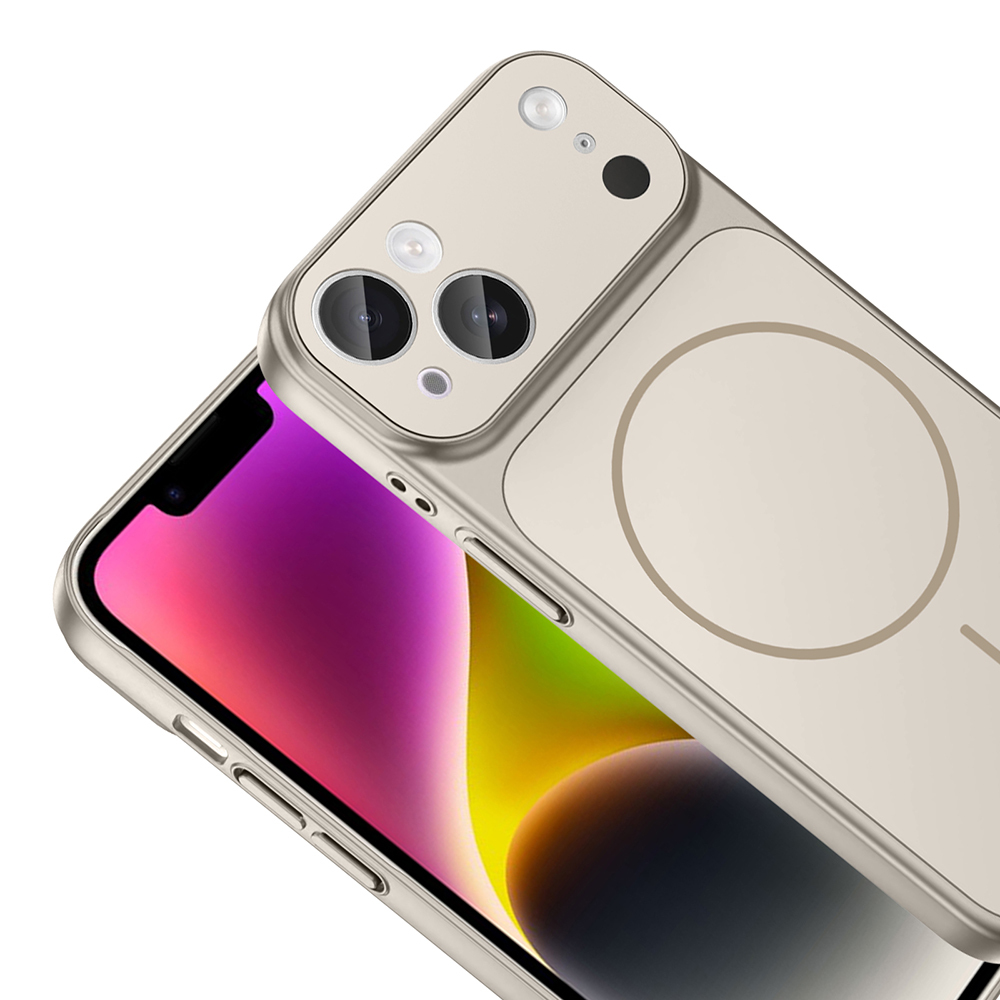 Apple iPhone 14 Uyumlu Kılıf Zore M-Safe Şarj Özellikli Kamera Korumalı Formen Kapak - 9