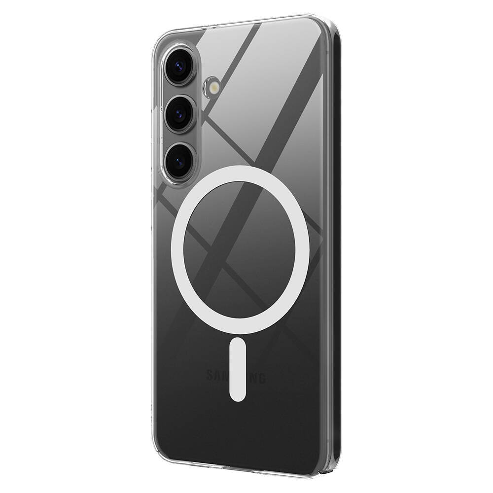 Samsung Galaxy S25 FE Uyumlu Kılıf Kamera Korumalı M-safe Sert PC Zore Porto Kapak - 1