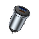 Wiwu Wi-CC030 Nano Lite Serisi Type-C + USB-A Hızlı Şarj Özellikli Akım Korumalı Araç Şarj Aleti PD ve QC3.0 35W - 5