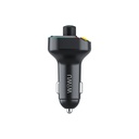 Wiwu Wi-QC031 RGB Bluetooth Transmitter MP3 Type-C ve USB-A Araç Şarjı - 2
