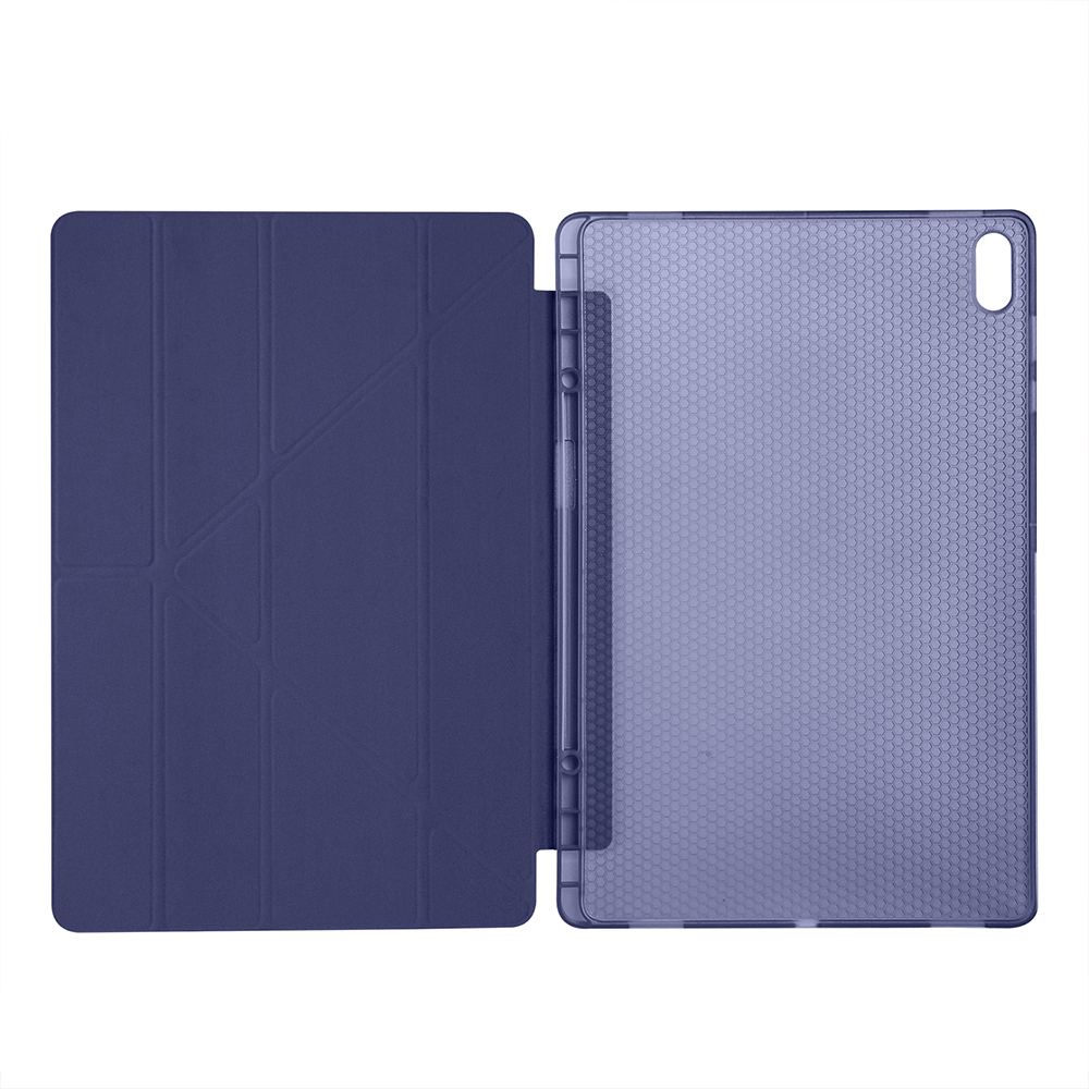 Samsung Galaxy Tab S11 Ultra Uyumlu Kılıf Zore Tri Folding Kalem Bölmeli Standlı Kılıf - 11