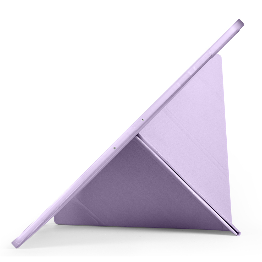 Samsung Galaxy Tab S11 Ultra Uyumlu Kılıf Zore Tri Folding Kalem Bölmeli Standlı Kılıf - 16