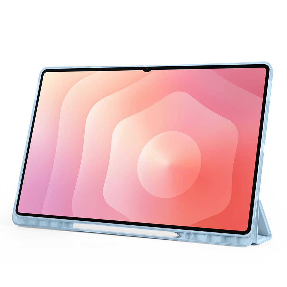 Samsung Galaxy Tab S11 Ultra Uyumlu Kılıf Zore Tri Folding Kalem Bölmeli Standlı Kılıf - 30