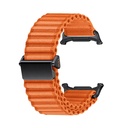 ​​Samsung Galaxy Watch Ultra 47mm Uyumlu Zore KRD-120 Naylon Kumaş Hasır Örgülü Kordon - 3
