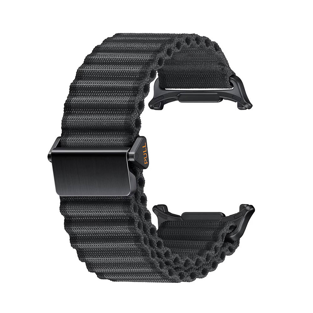 ​​Samsung Galaxy Watch Ultra 47mm Uyumlu Zore KRD-120 Naylon Kumaş Hasır Örgülü Kordon - 4