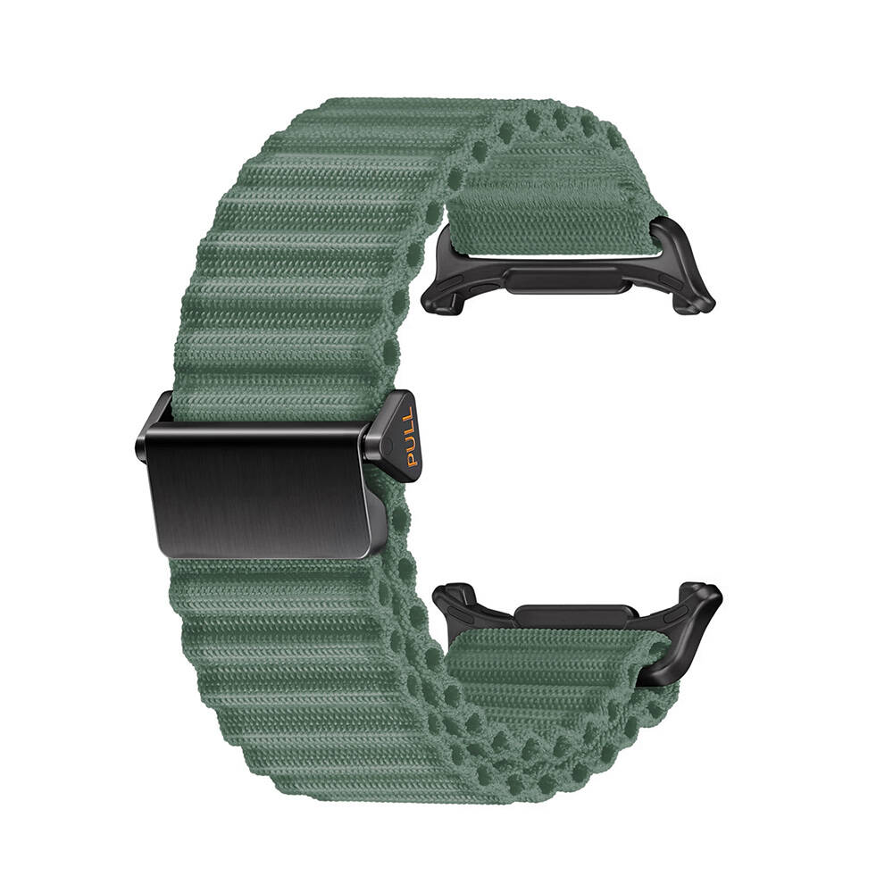​​Samsung Galaxy Watch Ultra 47mm Uyumlu Zore KRD-120 Naylon Kumaş Hasır Örgülü Kordon - 5