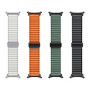 ​​Samsung Galaxy Watch Ultra 47mm Uyumlu Zore KRD-120 Naylon Kumaş Hasır Örgülü Kordon - 7
