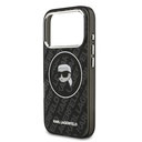Apple iPhone 17 Pro Uyumlu Kılıf Karl Lagerfeld Orjinal Lisanslı IML Baskılı KL Heads Kapak - 5