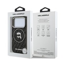 Apple iPhone 17 Pro Uyumlu Kılıf Karl Lagerfeld Orjinal Lisanslı IML Baskılı KL Heads Kapak - 7