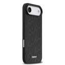 Apple iPhone 17 Air Uyumlu Kılıf DKNY Orjinal Lisanslı M-safe Şarj Özellikli 3D Yazılı Grid Pattern Kapak - 3