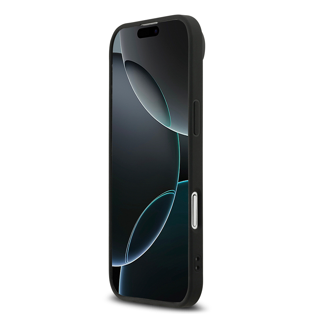 Apple iPhone 17 Air Uyumlu Kılıf DKNY Orjinal Lisanslı M-safe Şarj Özellikli 3D Yazılı Grid Pattern Kapak - 4