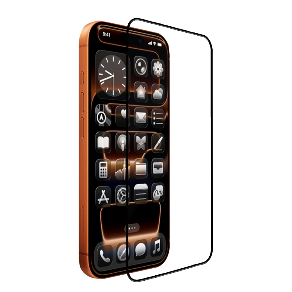 Apple iPhone 14 Pro Max Uyumlu Mohseven Safir Coating HD Temperli Cam Ekran Koruyucu - 4