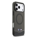 Apple iPhone 17 Pro Max Uyumlu Kılıf BMW Orjinal Lisanslı M-safe Şarj Özellikli Metal Buton Tasarımlı Tranparan M Dizayn Kapak - 3