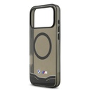 Apple iPhone 17 Pro Max Uyumlu Kılıf BMW Orjinal Lisanslı M-safe Şarj Özellikli Metal Buton Tasarımlı Tranparan M Dizayn Kapak - 5