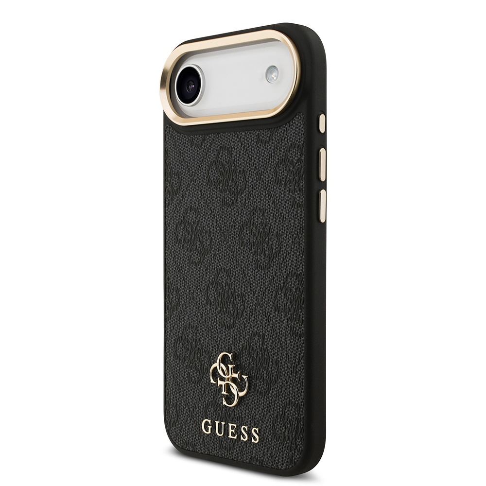 Apple iPhone 17 Air Uyumlu Guess Orjinal Lisanslı 4G ve Yazı Logolu Kılıf + Ekran Koruyucu + Lens Koruyucu 3in1 Aksesuar Seti - 3