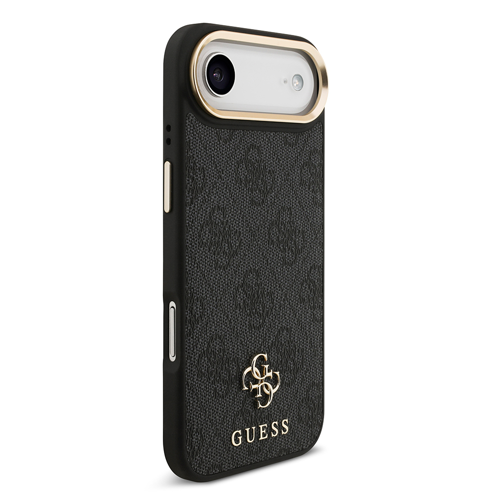 Apple iPhone 17 Air Uyumlu Guess Orjinal Lisanslı 4G ve Yazı Logolu Kılıf + Ekran Koruyucu + Lens Koruyucu 3in1 Aksesuar Seti - 5