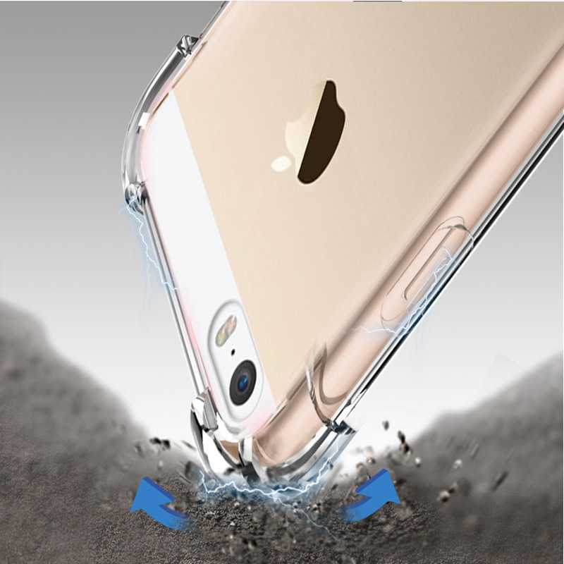 Apple iPhone 5 Uyumlu Kılıf Zore Nitro Anti Shock Silikon - 5