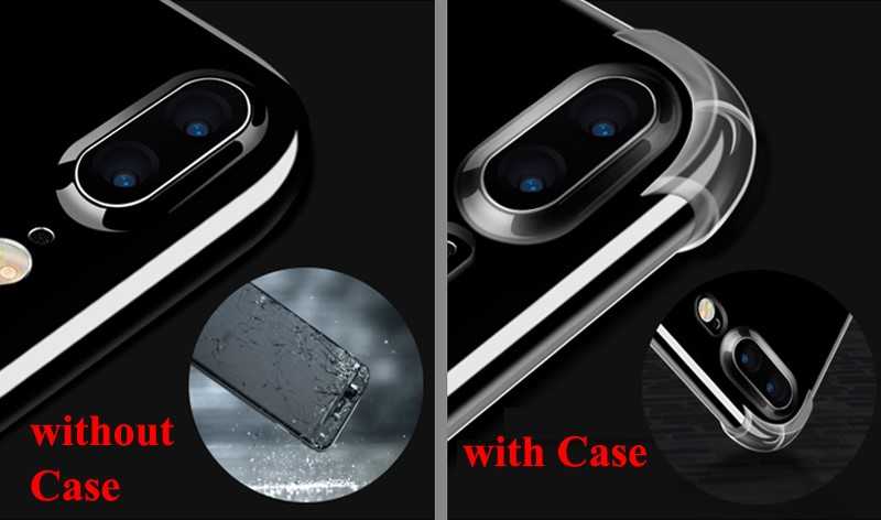Apple iPhone 8 Plus Uyumlu Kılıf Zore Nitro Anti Shock Silikon - 1