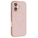 Apple iPhone 16 Plus Uyumlu Kılıf M-safe Şarj Özellikli Mat Arka Yüzey Zore Sio Kapak - 12