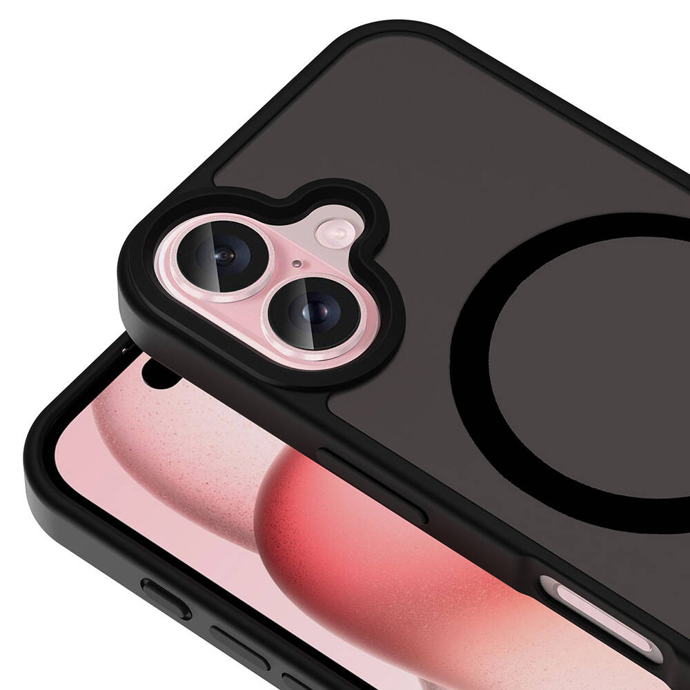 Apple iPhone 16 Plus Uyumlu Kılıf M-safe Şarj Özellikli Mat Arka Yüzey Zore Sio Kapak - 20