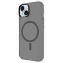 Apple iPhone 15 Plus Uyumlu Kılıf Zore M-safe Şarj Özellikli Buzlu Transparan C-Pro Sert Kapak - 2