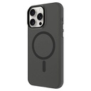 Apple iPhone 15 Pro Uyumlu Kılıf Zore M-safe Şarj Özellikli Buzlu Transparan C-Pro Sert Kapak - 2