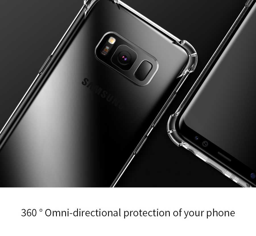 Samsung Galaxy S8 Uyumlu Kılıf Zore Nitro Anti Shock Silikon - 4