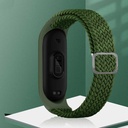 Xiaomi Mi Band 3 Uyumlu Kordon Örgü İşlemeli Yumuşak Hasır KRD-49 Kayış - 1