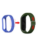 Xiaomi Mi Band 3 Uyumlu Kordon Örgü İşlemeli Yumuşak Hasır KRD-49 Kayış - 4