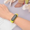 Xiaomi Mi Band 3 Uyumlu Kordon Örgü İşlemeli Yumuşak Hasır KRD-49 Kayış - 10