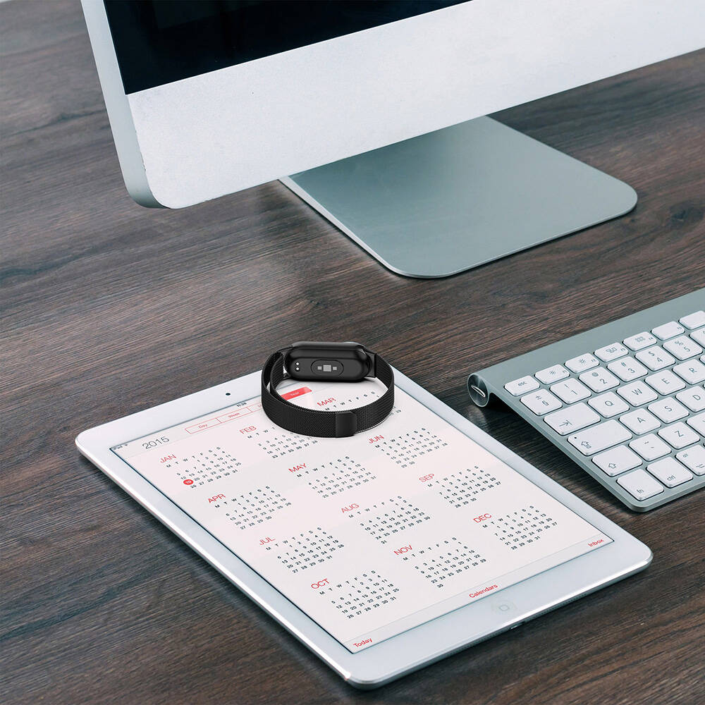 Xiaomi Smart Band 8 Zore KRD-01 Metal Kordon - 27