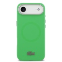 Apple iPhone 17 Air Uyumlu Kılıf Lacoste Orjinal Lisanslı M-safe Şarj Özellikli İkonik Logolu Metal Kamera Çerçeveli Silikon Kapak - 2
