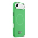 Apple iPhone 17 Air Uyumlu Kılıf Lacoste Orjinal Lisanslı M-safe Şarj Özellikli İkonik Logolu Metal Kamera Çerçeveli Silikon Kapak - 3