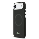 Apple iPhone 17 Air Uyumlu Kılıf Lacoste Orjinal Lisanslı M-safe Şarj Özellikli İkonik Logolu Metal Kamera Çerçeveli Silikon Kapak - 8