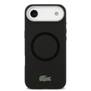 Apple iPhone 17 Air Uyumlu Kılıf Lacoste Orjinal Lisanslı M-safe Şarj Özellikli İkonik Logolu Metal Kamera Çerçeveli Silikon Kapak - 9