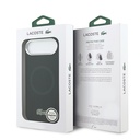 Apple iPhone 17 Air Uyumlu Kılıf Lacoste Orjinal Lisanslı M-safe Şarj Özellikli İkonik Logolu Metal Kamera Çerçeveli Silikon Kapak - 14