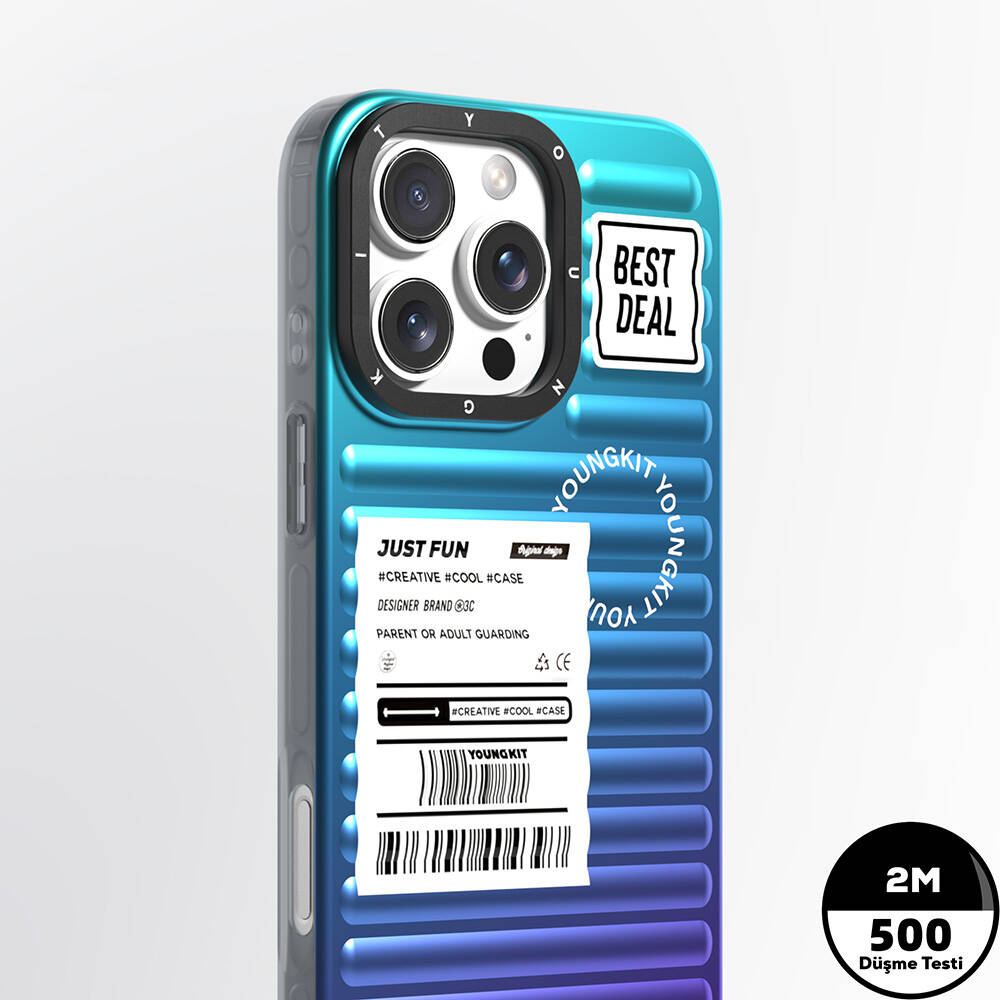 Apple iPhone 16 Pro Uyumlu Kılıf YoungKit The Secret Color Serisi Kapak - 3