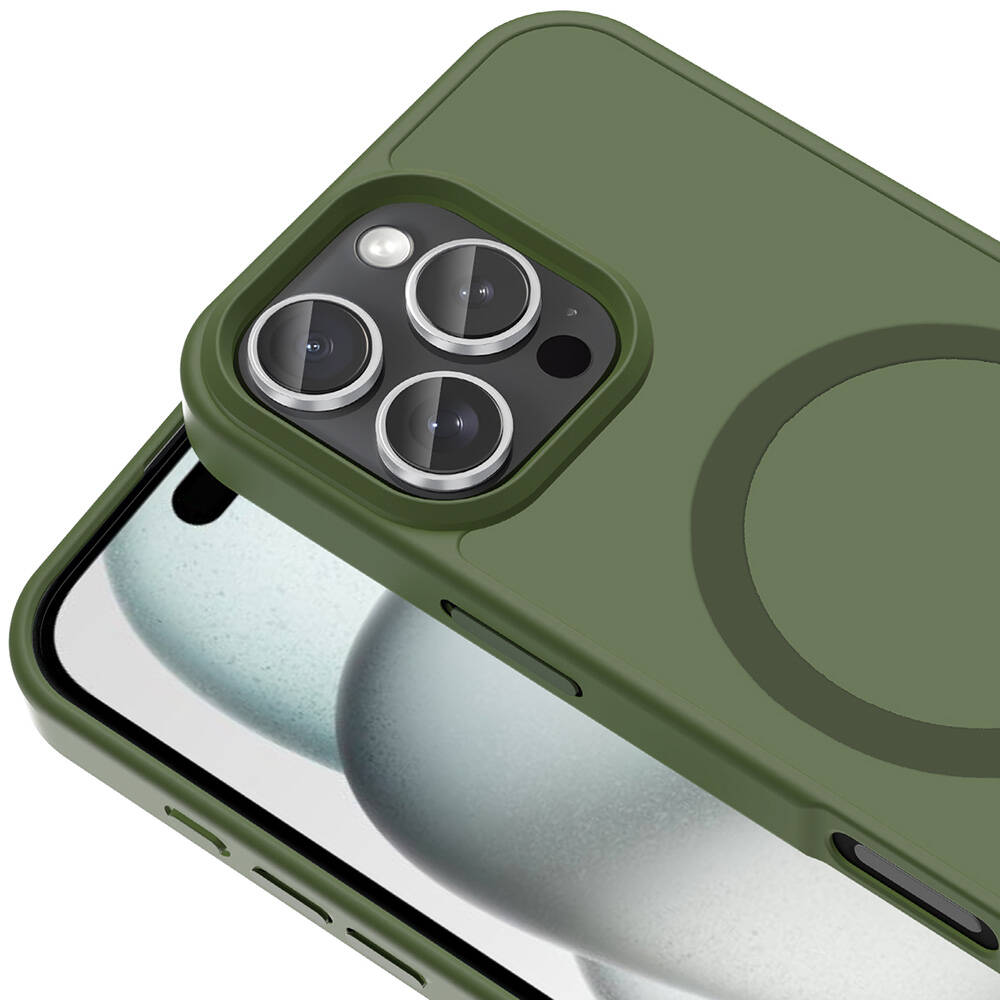 Apple iPhone 16 Pro Max Uyumlu Kılıf Magsafe Şarj Özellikli Mat Arka Yüzey Zore Sio Kapak - 2