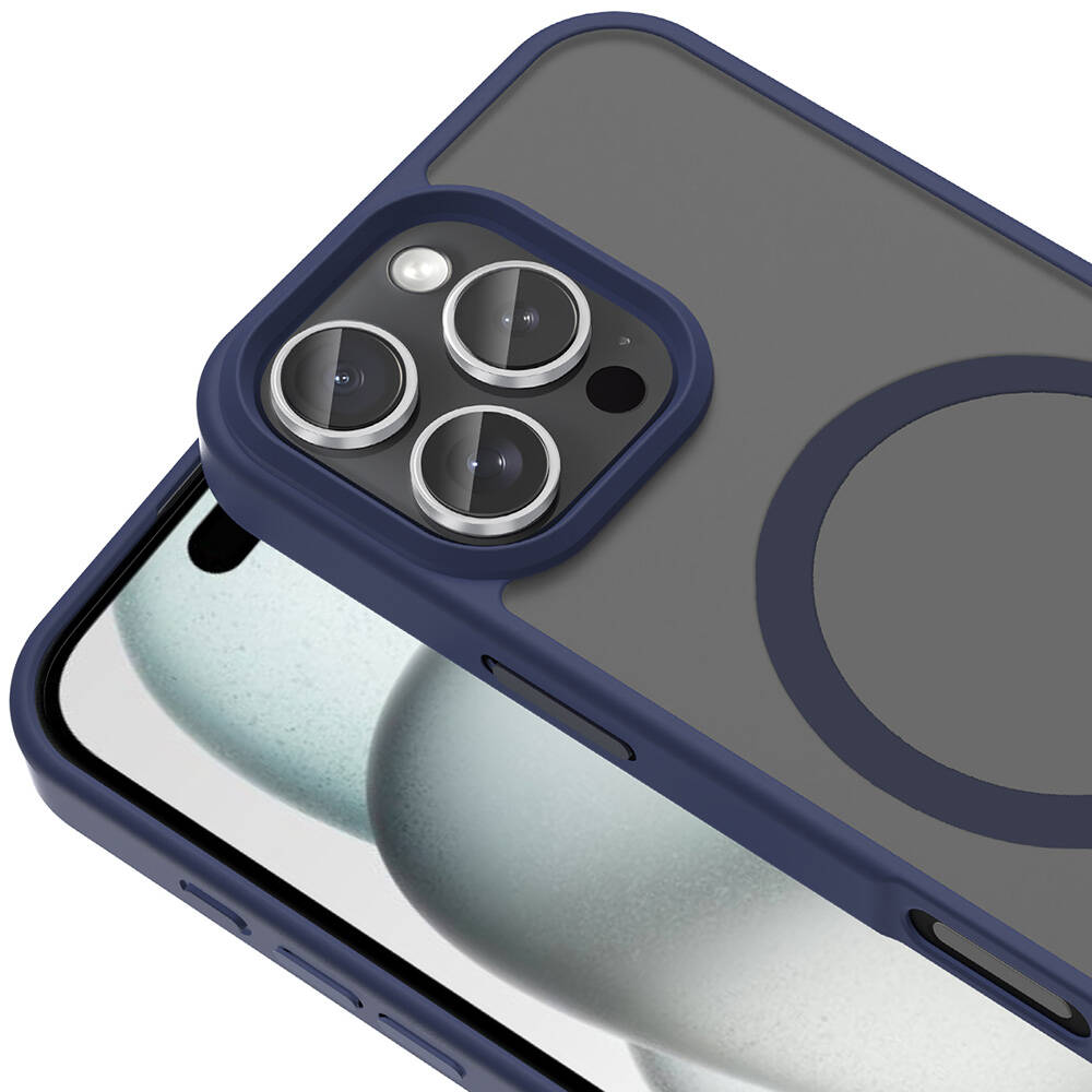 Apple iPhone 16 Pro Max Uyumlu Kılıf Magsafe Şarj Özellikli Mat Arka Yüzey Zore Sio Kapak - 4
